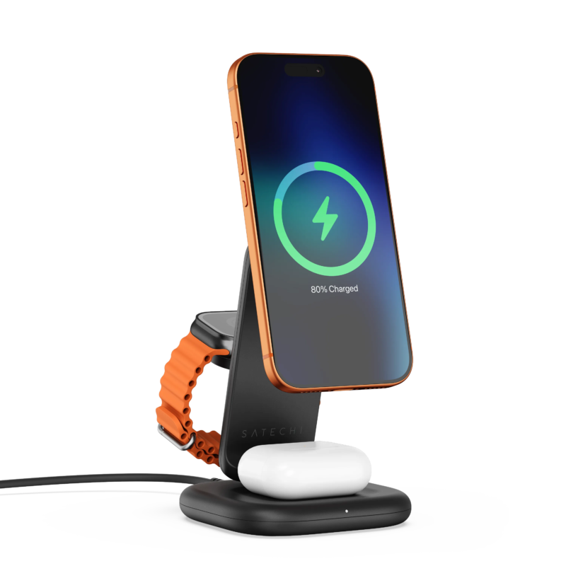 3-in-1 Foldable Wireless Charging Stand with Qi2 25W