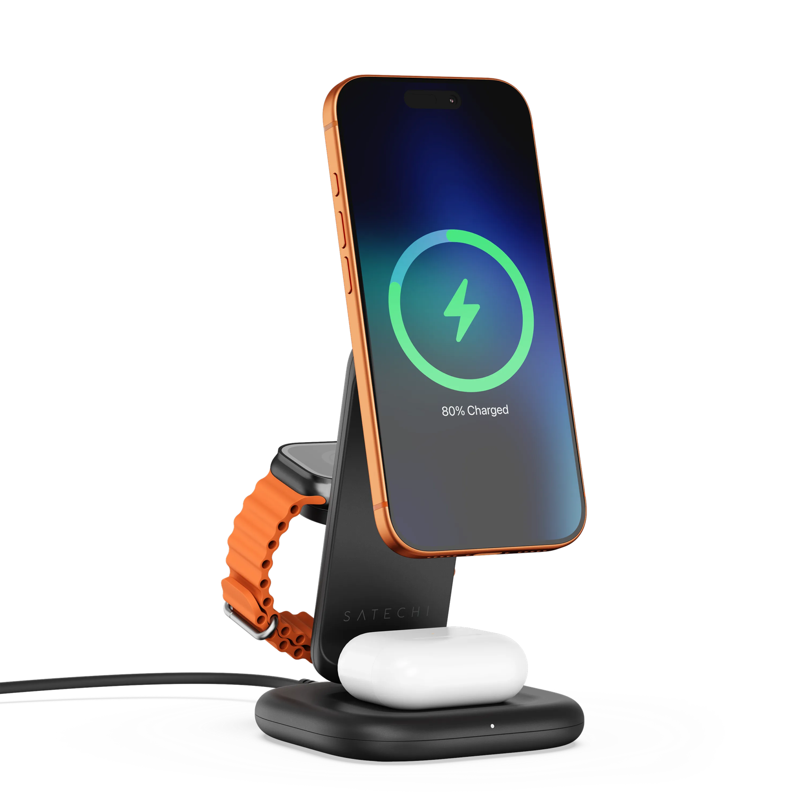 3-in-1 Foldable Wireless Charging Stand with Qi2 25W